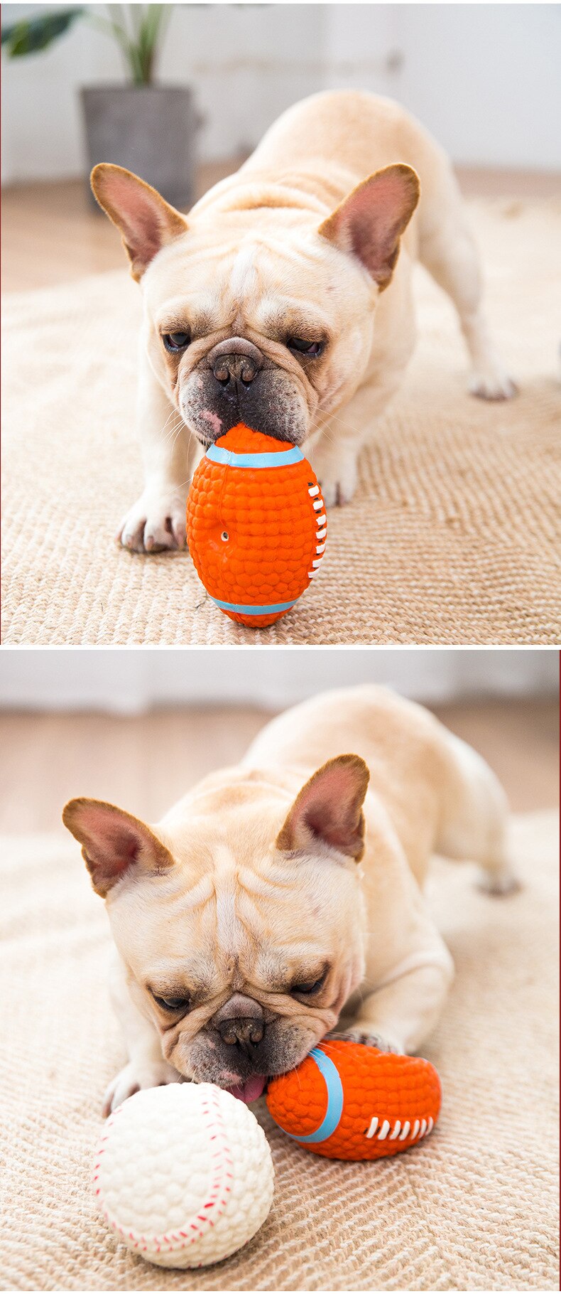 Cleaning Tanden Piepende Interactieve Cartoon Dier Speelgoed Bal Vormige Hond Speelgoed Pet Training Producten Pet Chew Speelgoed