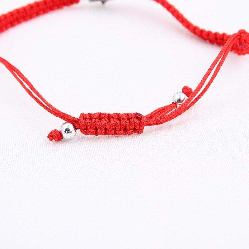 handgefertigt Geflochtenen Seil Glück rot Schnur Armbinde Bösen blick Charme Armbänder für Frauen Bringen Sie Glück Ruhige Religiöse Schmuck