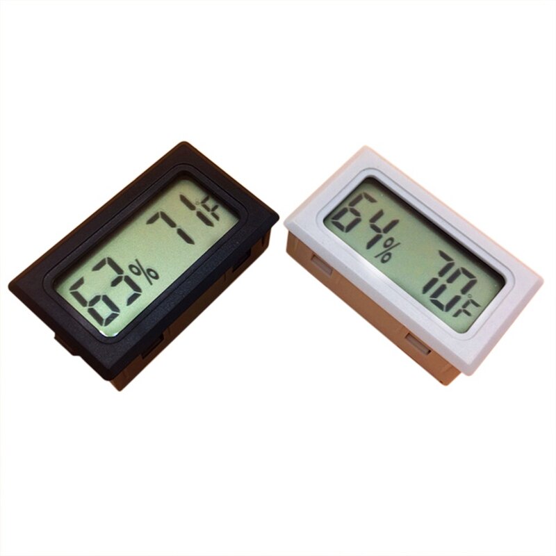 Thermometer Hygrometer Temperature Control Pet Reptile Product Fish Tank Embedded Mini Type Electronic Digital Display A H