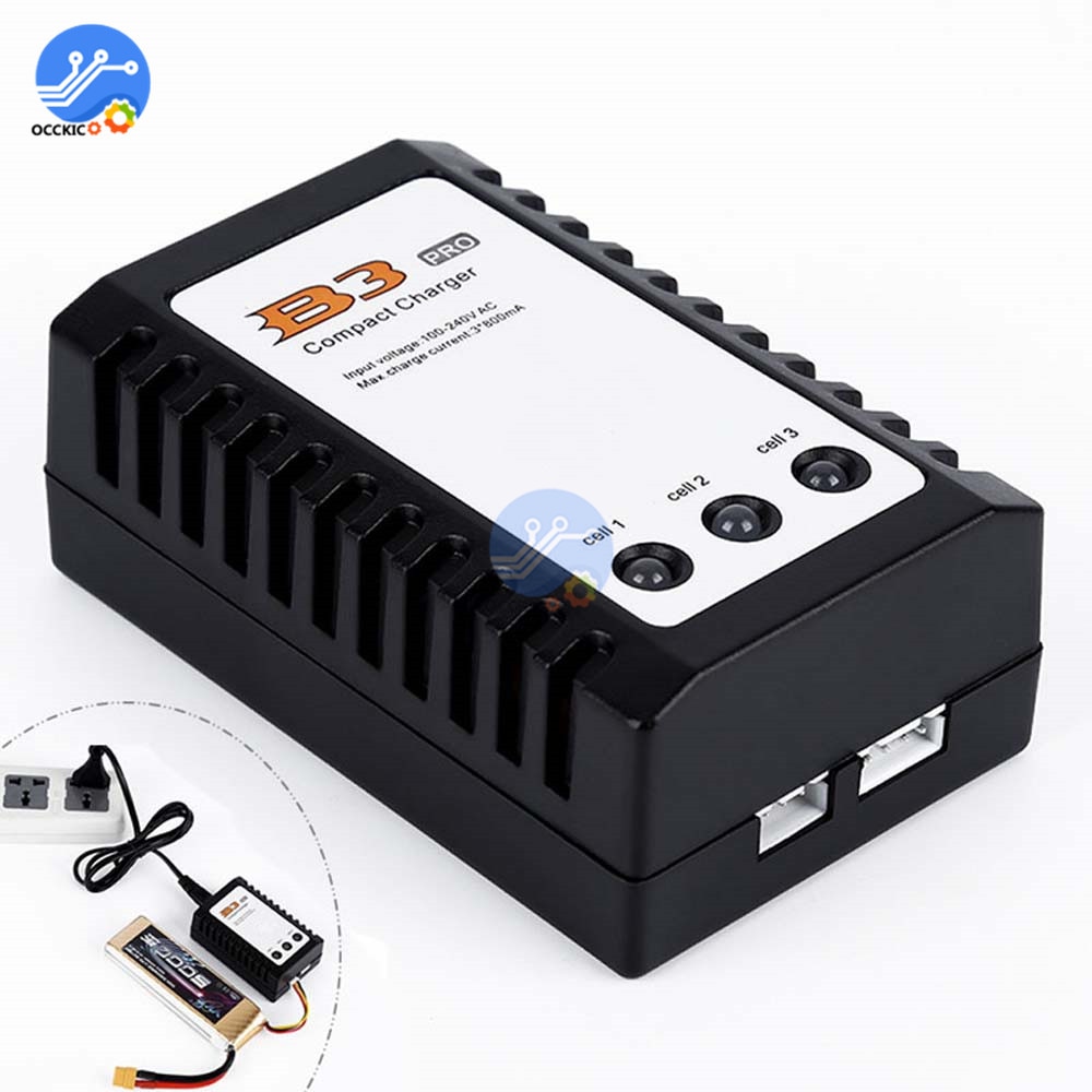 BMS 2S 3S Battery Charger For iMaxRC iMax B3 Pro Compact Lipo Battery Balance AC 110-240V Power Bank Charging For RC Helicopter