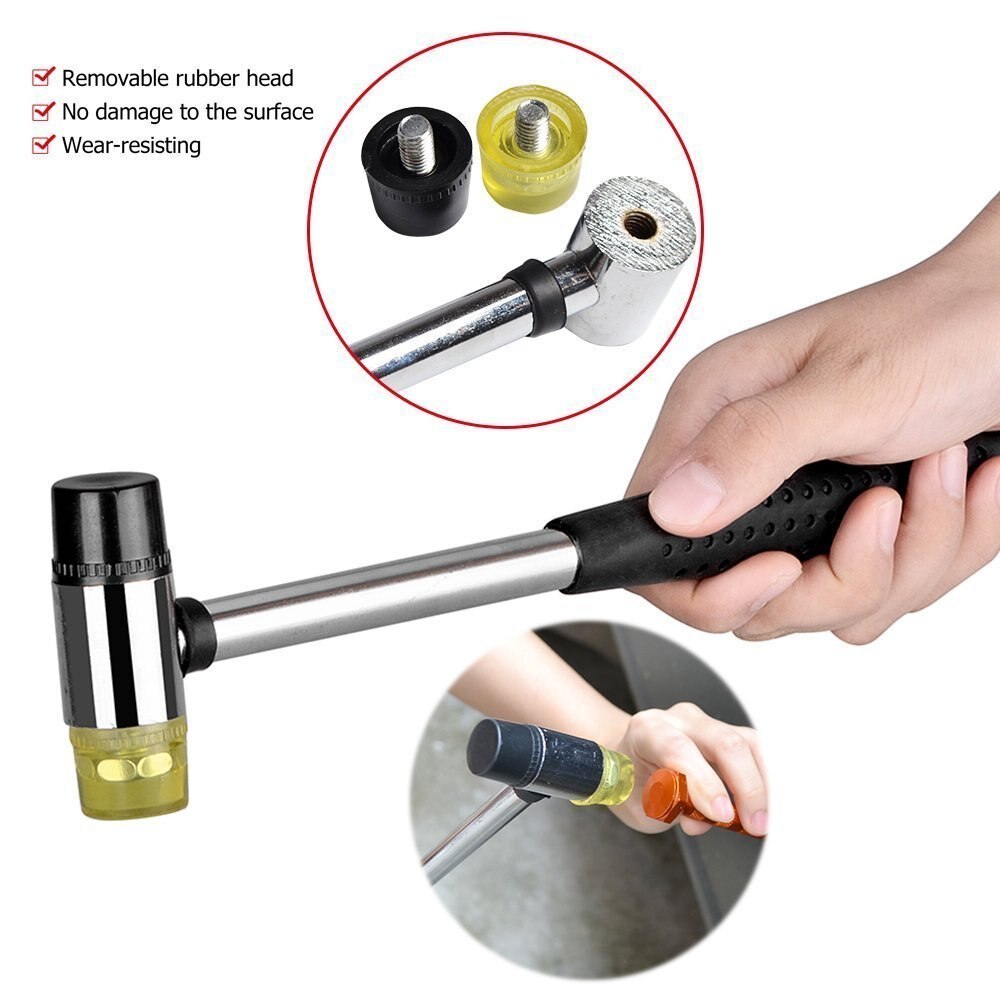 MSW MSW-DA-10 Deukreparatieset, 15 deuklifters accessoires, PDR- gereedschapsset voor het verwijderen van uitdeuken (roestvrij staal/kunststof/staal/zink