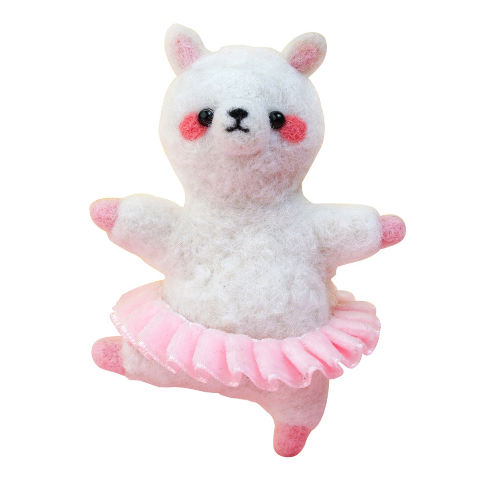 Leuke Patroon Handgemaakte Diy Poke Wol Vilt Materiaal Productie Pakket Niet-Afgewerkte Diy Handcarft Wol Vilten Materiaal: B