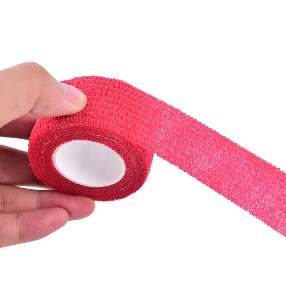 Auto-adhésif bâton pansement coton mélange élastique auto-adhésif adhérent cohésif enveloppement doigt pansement tendre bande 1 rouleau