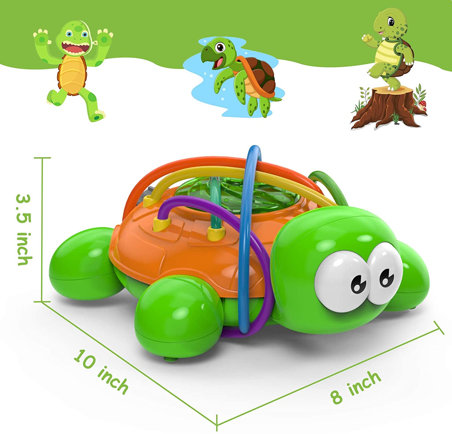 Outdoor Schildpad Water Sprinkler Speelgoed Voor Kinderen En Peuters Wiggle Buizen Spuiten Spatten Zomer Achtertuin Zwembad