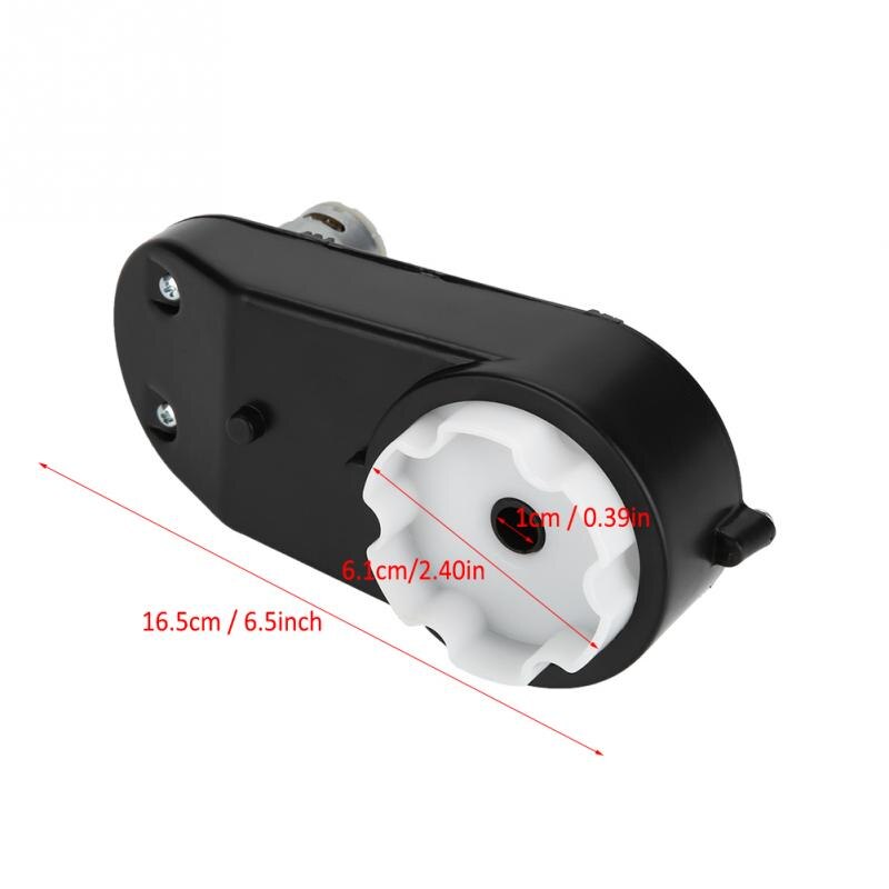 RS390 Electric Motor Gearbox 6V/12V 12000-20000RPM Car DC Motor Gear Box for Kids Car Toy Tool