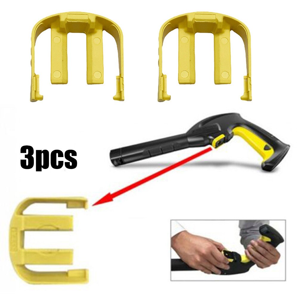 3X For Karcher K2 Car Home Pressure Power Washer Trigger Replacement C Clip Replace Part Number: 5.037-333.0
