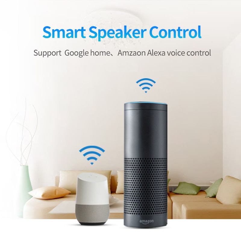 eWelink UK 1/2/3 Gang RF433mhz Wifi Smart Single Fire Wire Wall Light Switch Remote Control No Neutral Line Switch App Control