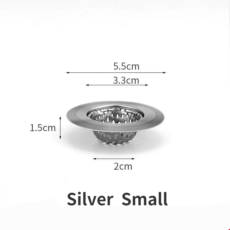 Stainless Steel Sink Filter Mesh Shower Floor Drain Hair Catcher Stopper Food Slag Drainer for Kitchen Bathroom Accessories: Green Bronze