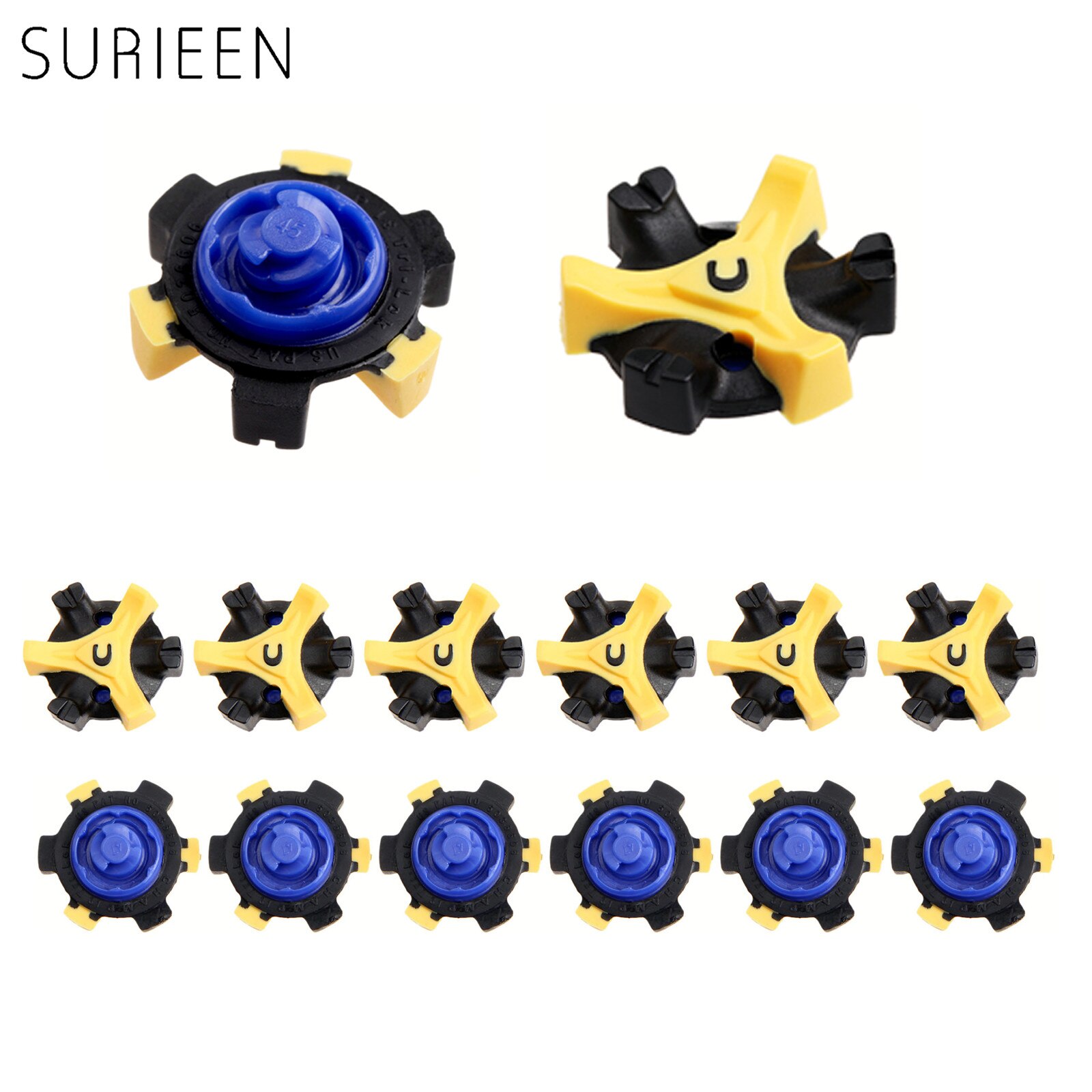 14Pcs Golf Schoenen Spikes Softspikes Fast Twist Cleat Champ Tri-Lok Schroef Studs Stinger Golf Schoen Spikes Vervanging training Aids
