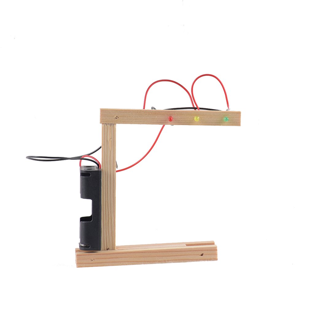 Paquete de Material de semáforo Diy de producción pequeña Manual de tecnología modelo de montaje de enseñanza