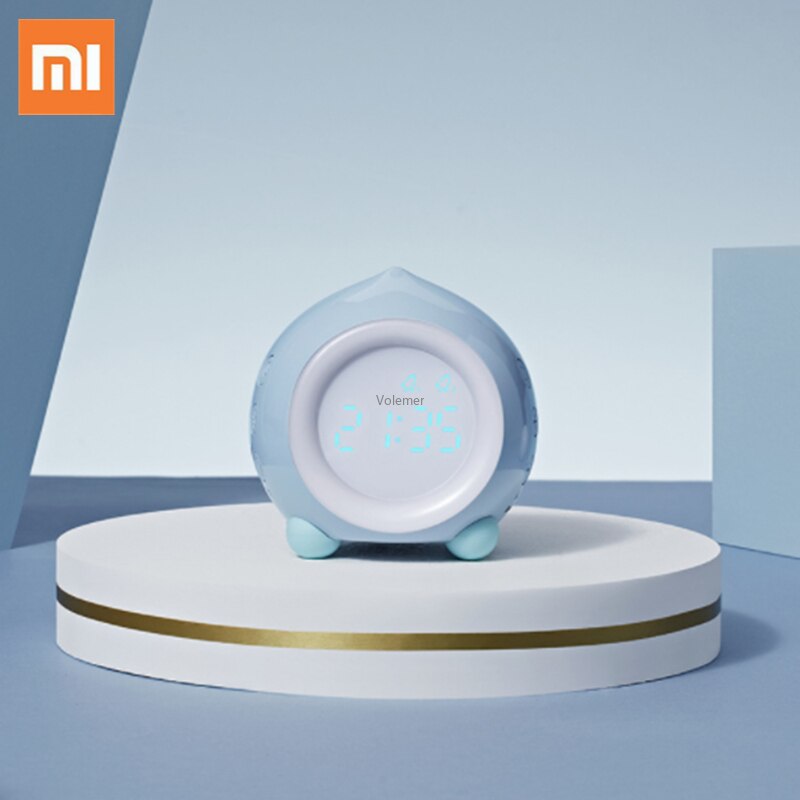 Xiaomi Youpin Perzik Vorm Wekker Smart App Bluetooth Speaker Multifunctionele Led Digitale Klok Slaap Nachtlampje Mute klokken