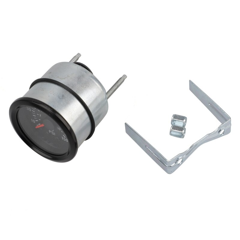 12V Universal Car Modified Pointer Type Dual Scale Display 0-10BAR/0-150PSI VDO Barometer Instrument