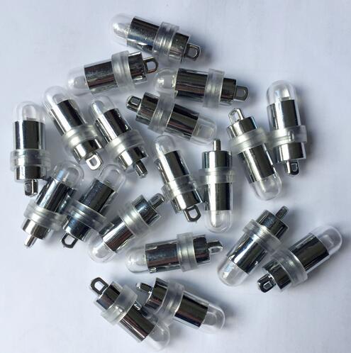 100 pièces/lot Submersible LED Mini lumière pour Aquarium batterie LED lampe lumière bleue led lumière dans ballon fête lumière