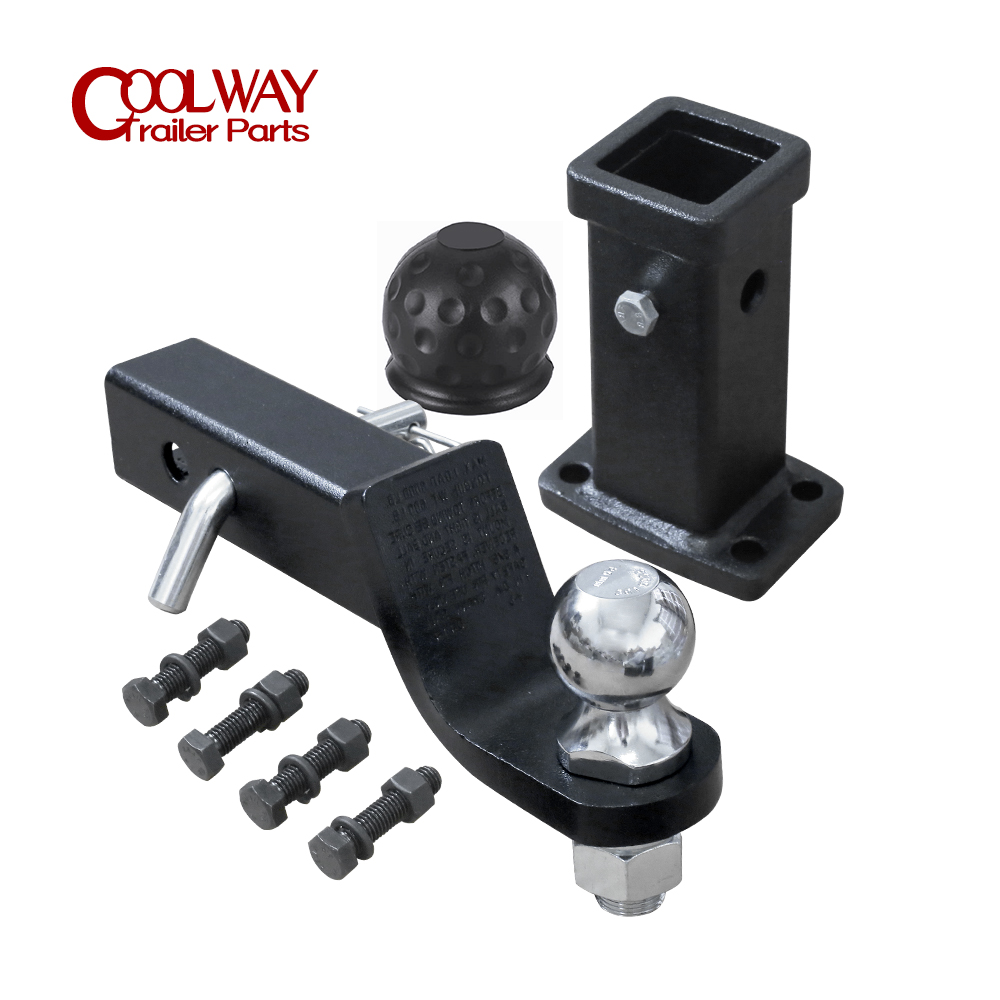 2 Inch Towbar Tongue Ball Mount With Tow Ball And Hitch Receiver Pin RV Truck Trailer Parts Car Camper Accessories Caravans