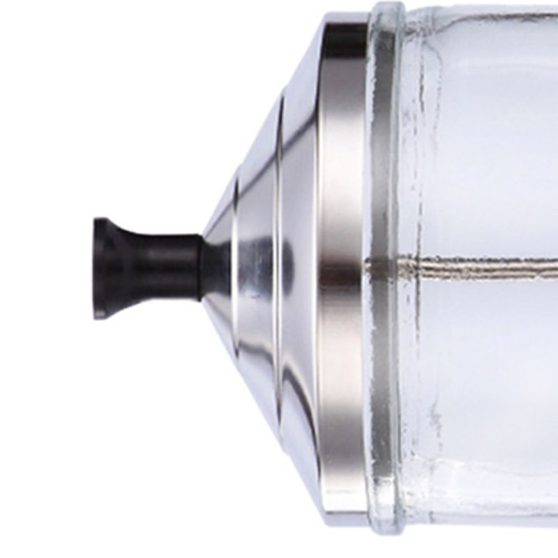 Disinfection Jar Container Sterilizer Cup Large Capacity Disinfecting Bottle for Salon Barber Hair Manicure Tools S/L