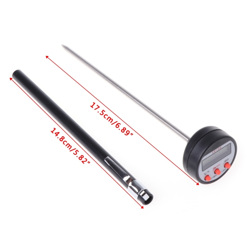 Termómetro Digital Detector, medidor de temperatura con Sensor de sonda para aire acondicionado, procesamiento de alimentos