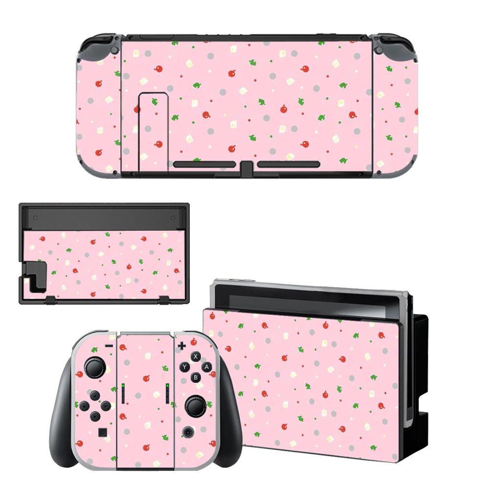 Pegatinas de Animal Crossing para Nintendo Switch, pegatinas de piel para consola Nintendo Switch y controlador Joy-Con: BYSNS0057