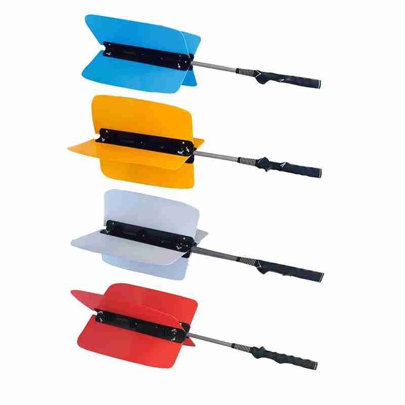 Golf trainer Rubber and Stainless Steel Golf Warm-up Swing Stick Power Fan Practice Pinwheels Wind Resistance Trainer