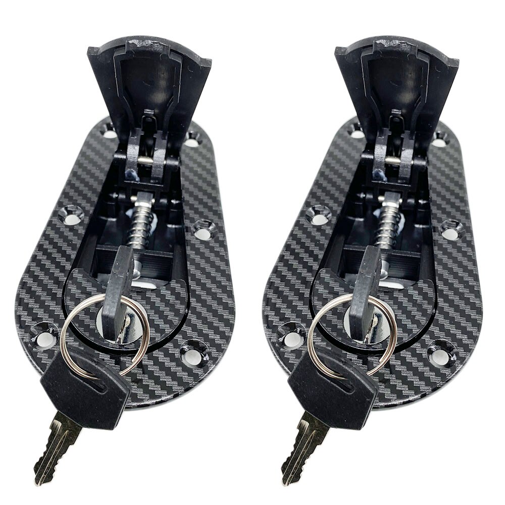 Universal Racing Car Hood Pin Engine Bonnet Latch Lock Kit Refitting with Keys Hood Lock Hood Mount Car Accessories 2 Colors