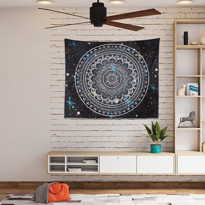 Indisk mandala gobeläng vägghängande strandfilt hippie gobeläng hem dekorativ bohemiska dekorativa väggmattor