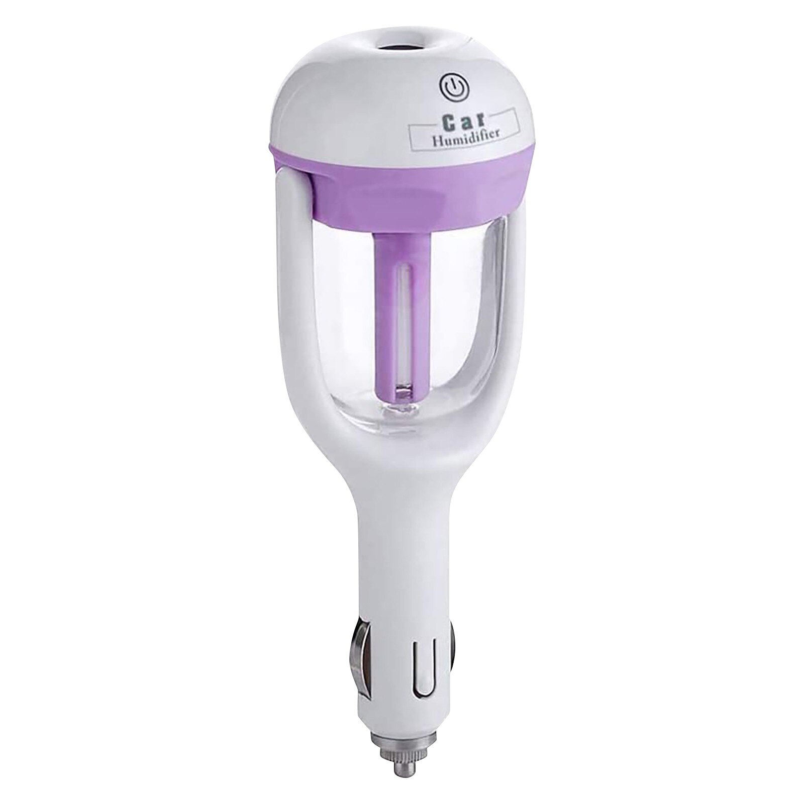 Car Steam Air Humidifier Aroma Diffuser Mini Air Purifier Aromatherapy Essential Oil Diffuser Mist Maker Sprayer For Car: Purple 