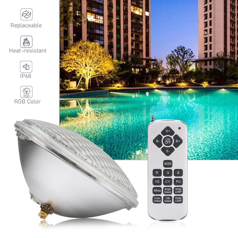 XRYL LED Underwater Lamp Swimming Pool Light IP68 ... – Grandado