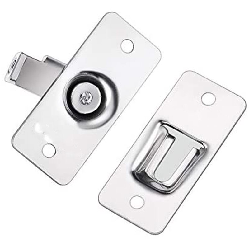 90 Degree Door Buckle Latch Stainless Steel Right Angle Lock Sliding Door Door Right Angle Window Bathroom Door Latch