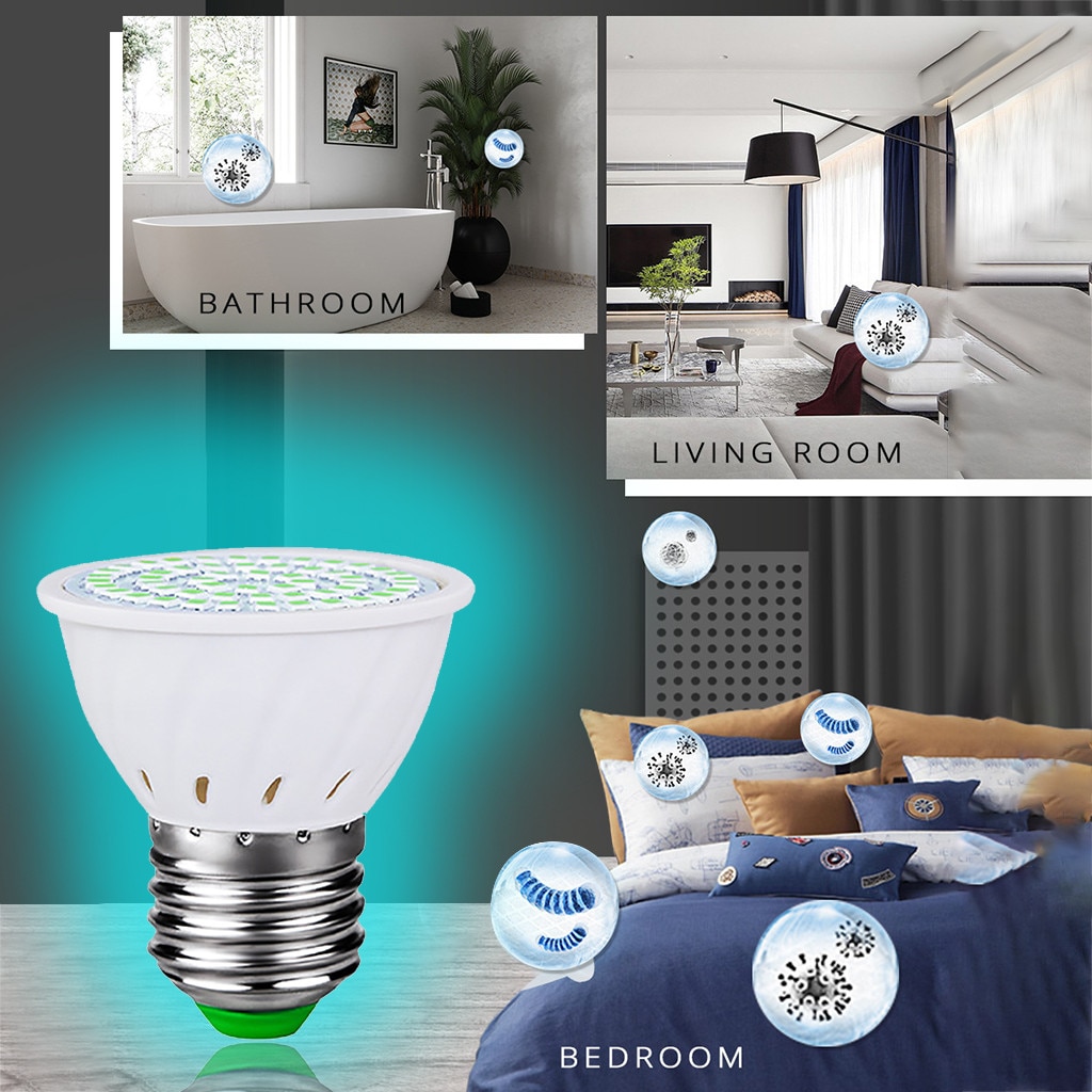 E27 Uv Desinfection Lamp Draagbare Uv Lamp E14 Led Sterilisator Lamp MR16 Led Uvc Kiemdodende Lamp GU10 Ultraviolet Licht Dropshippi