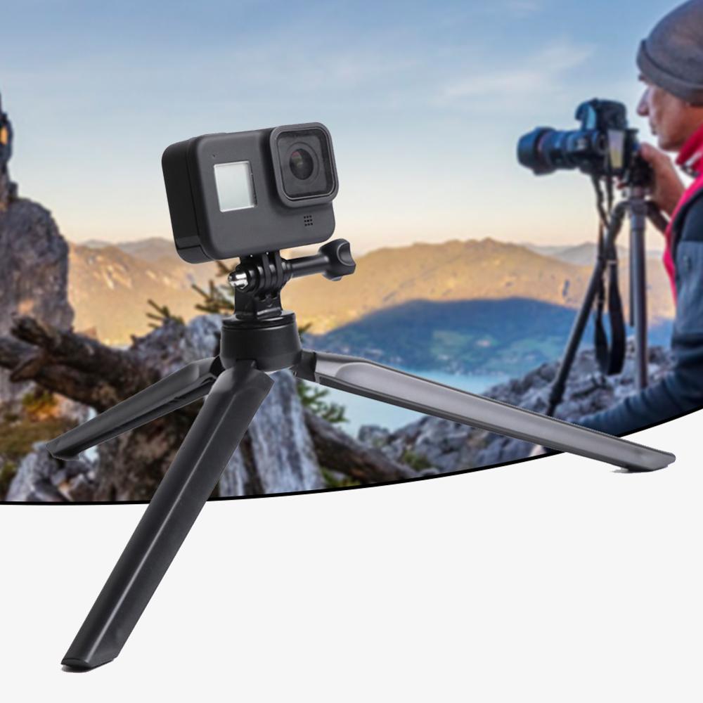 Mini trípode para cámara deportiva Gopro Hero 5/6/7/8, palo de selfi de escritorio, Micro soporte de mesa, soporte para teléfono SLR