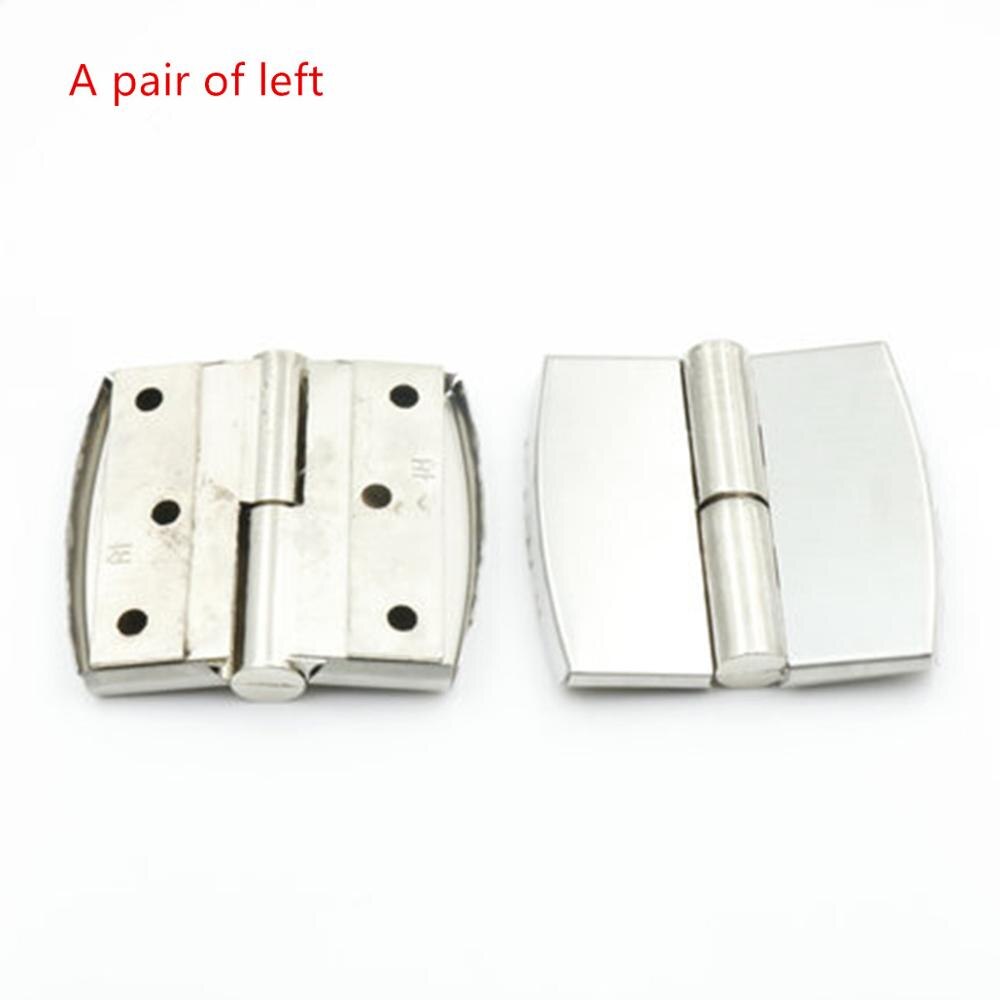 Stainless steel decorative cover sanitary partition fittings toilet self-closing door detachable hinge self-closing door lifting: White