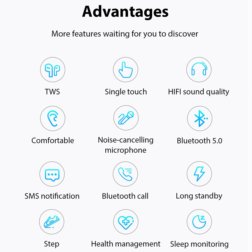 Bluetooth färg headset talk smart band armband pulsmätare sport smart klocka passometer fitness tracker armband