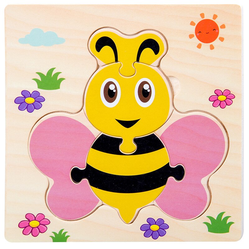 Baby Toy Wooden 3D Puzzle Tangram Shapes Learning ... – Vicedeal