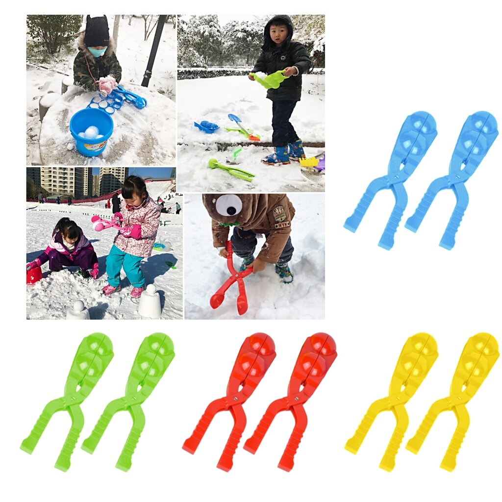 2 stück Doppel Schneeball Werkzeug Winter draussen Sport Spielzeug für freundlicher