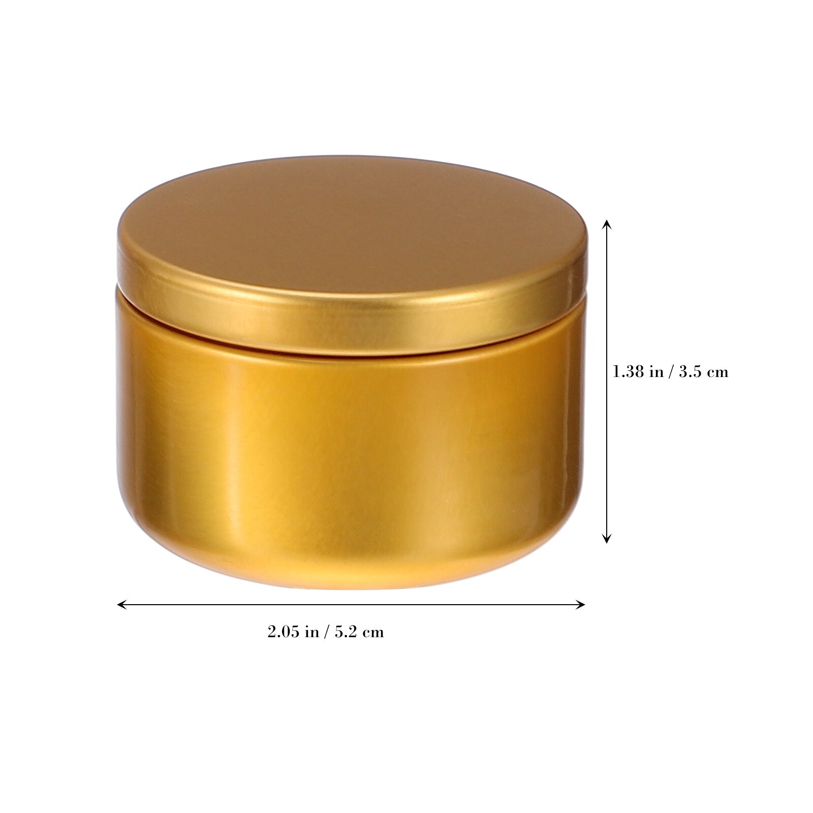 12PCS Candle Tin Travel Tins Round Metal Tins Candle Containers Candle Jars