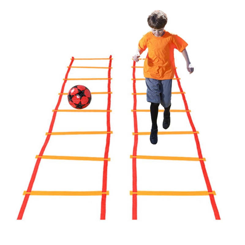 Children Jump Lattice Game Outdoor Jumping Toys Agility Ladder Hopscotch Sports Games Preschool Teaching Aids for Kids