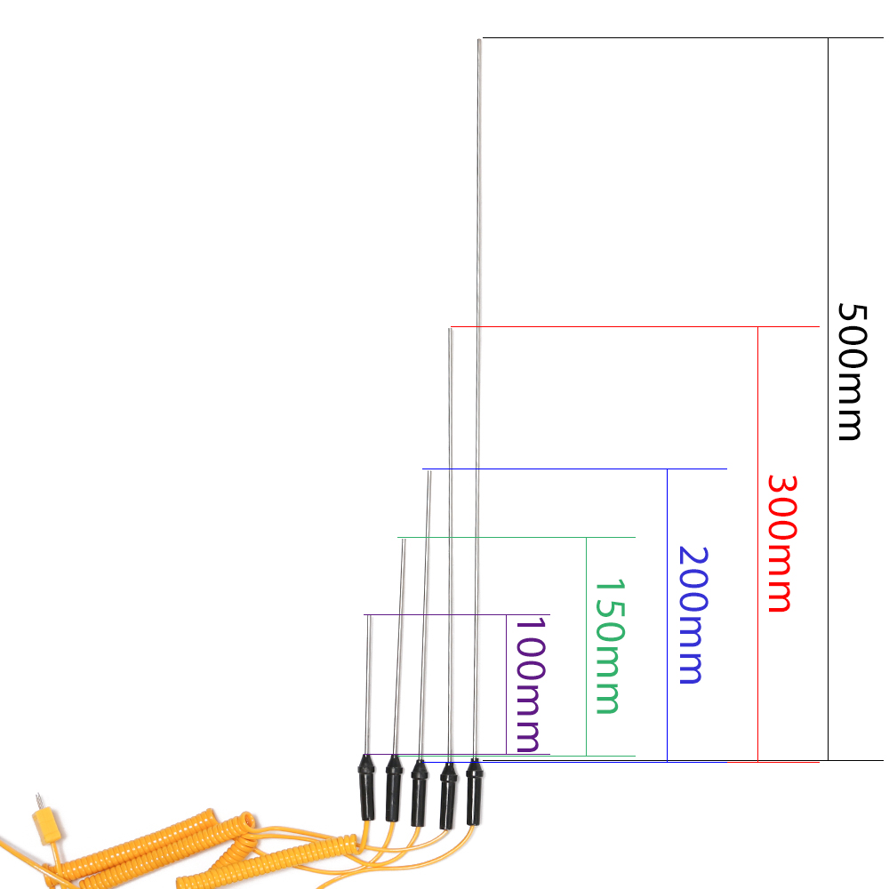 K-Thermokoppel Sensor Kabel-50C Om 1200C Temperaturen Instrumenten Temperatuur Controller Meetinstrumenten