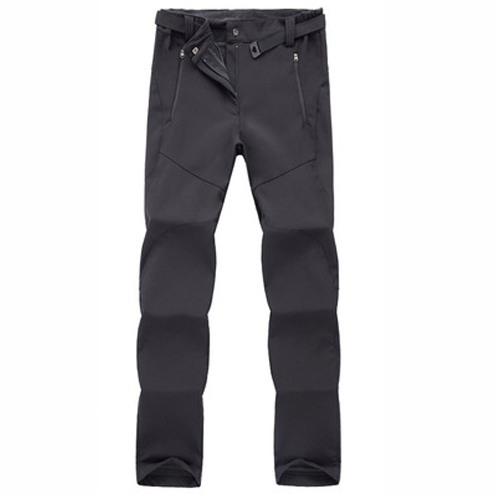 TENNEIGHT mannen Sport Softshell Broek warm Winter Skiën Broek Outdoor Skiën Snowboard Broek Vissen Camping Schaatsen Broek: Black / M