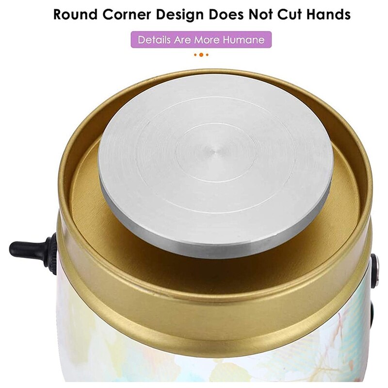 Pottery Wheel Machine,2000RPM Mini Electric Pottery Wheel DIY Clay Tools for Adult Children Pottery Art US Plug