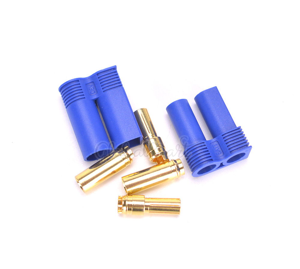 Connecteur de batterie de Type EC2 EC3 EC5, 5 paires/10 paires, mâle et femelle, doré, prise Bullet, pour accessoires RC