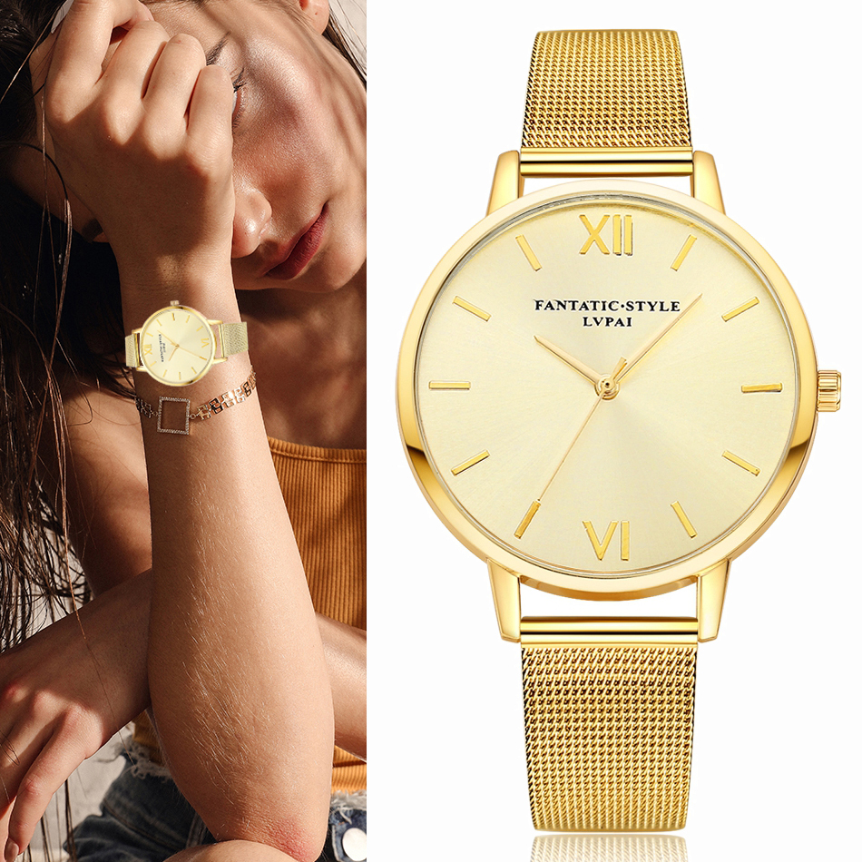 Lvpai Vrouwen Horloge Luxe Gouden Armband Horloge Sport Dress Quartz Horloge Dames Business Polshorloge Relogio Dropshiping