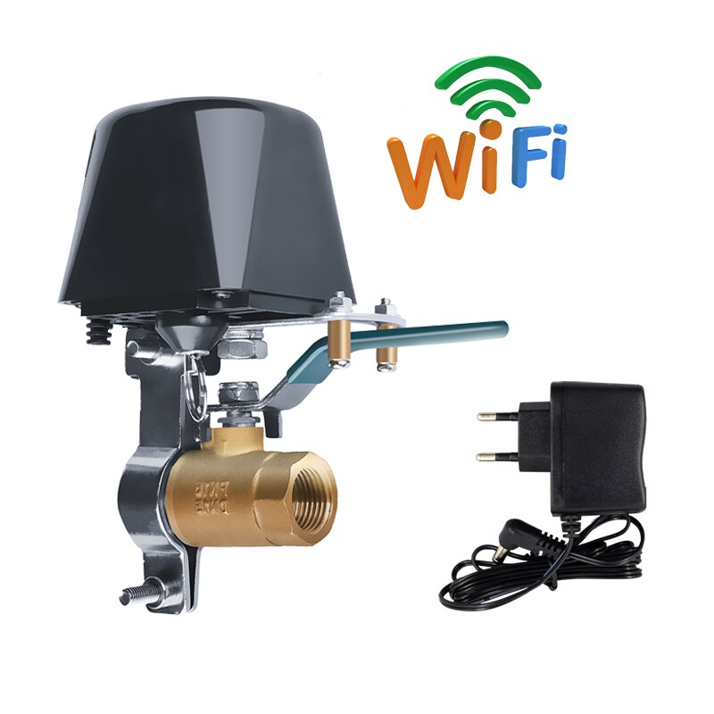 Wifi Smart Waterlek Sensor Overloop Flood Waterlek Alarm Smart Water Valve Draadloze Controller Smart Home Systeem Klep