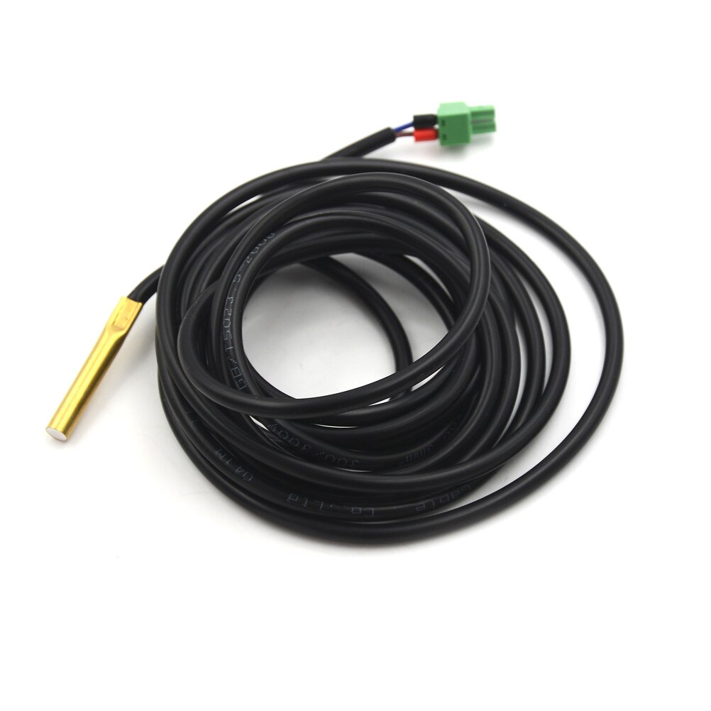 1PCS Remote Temperature Sensor RTS300R47K3.81A + Communication Cable For EP Solar Regulator