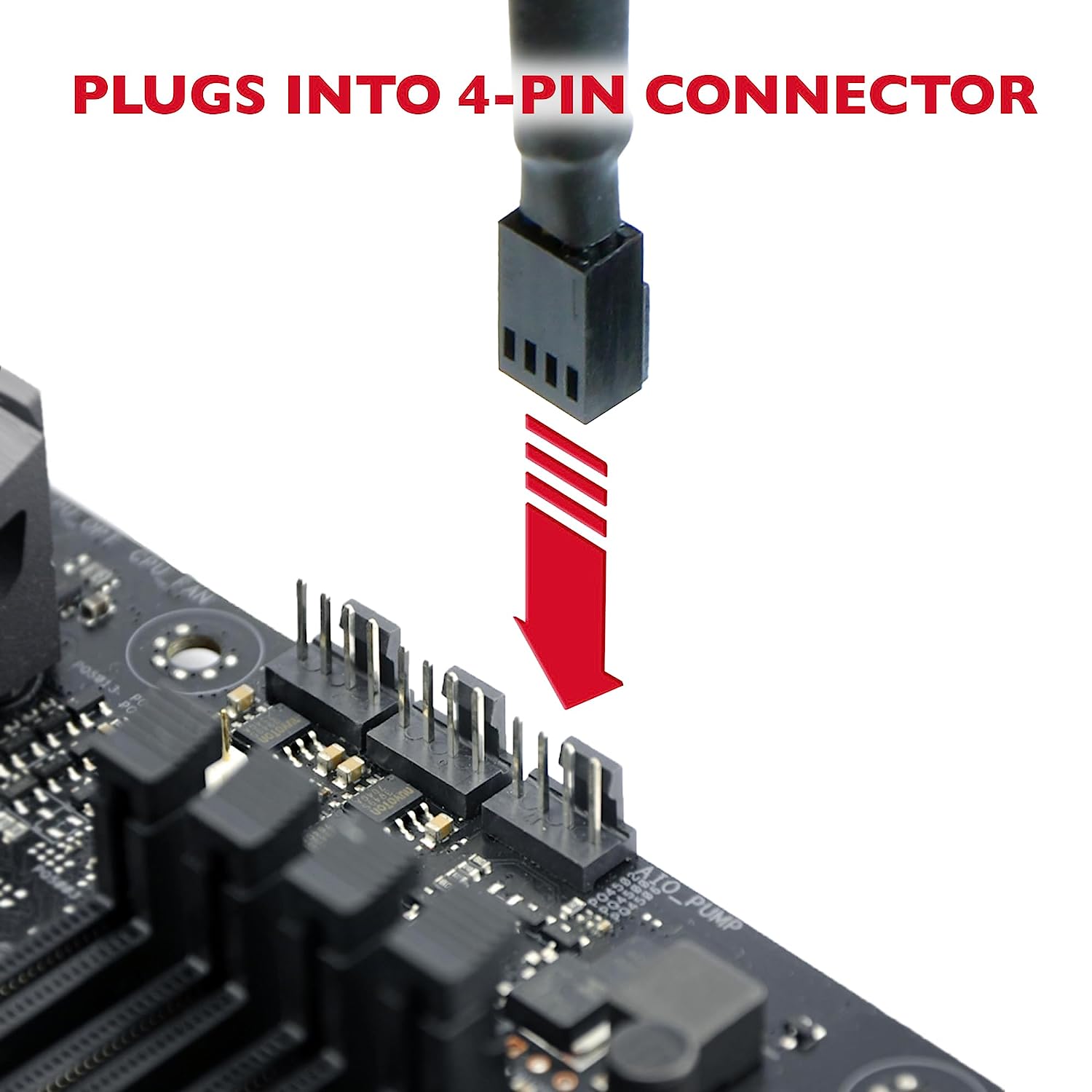4-pins 1 tot 3-weg PWM Fan Splitter Kabel Gekoeld 1 tot 3 Way Tap Sleeve Extension Gevlochten Kabel Verlenging Fan Connector