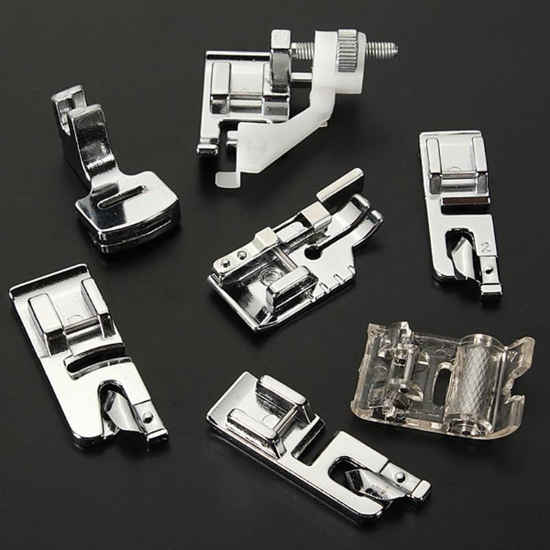 32pcs Domestic Sewing Machine Foot Presser Foot Feet for Sewing Machines Feet Kit Set With Box For Brother Singer Janome