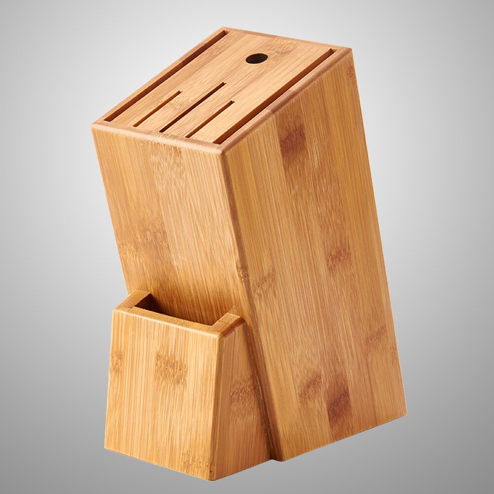 1 Pc Functionele Universele Milieuvriendelijke Bamboe Mes Rack Blok Organizer Holder Stand Te Restaurant Keuken Thuis
