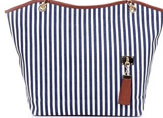 frappé la couleur noir et blanc sac à main grand sac été mobile diagonale paquet: Bleu