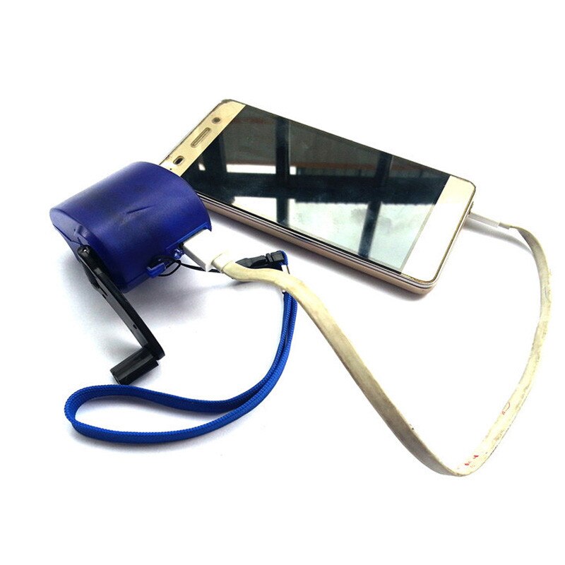 Dinto-minicargador de mano Universal, cargador de emergencia USB, Dinamo portátil, para teléfono Android, Camping, senderismo, 1 unidad