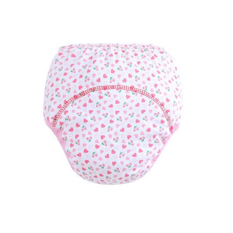 5Pc/lot Training Pants Soft Comfortable Cotton Baby NappyBaby Girls Learning Pants Infant Nappy Cloth Diapers 90 Suit 9-13kg