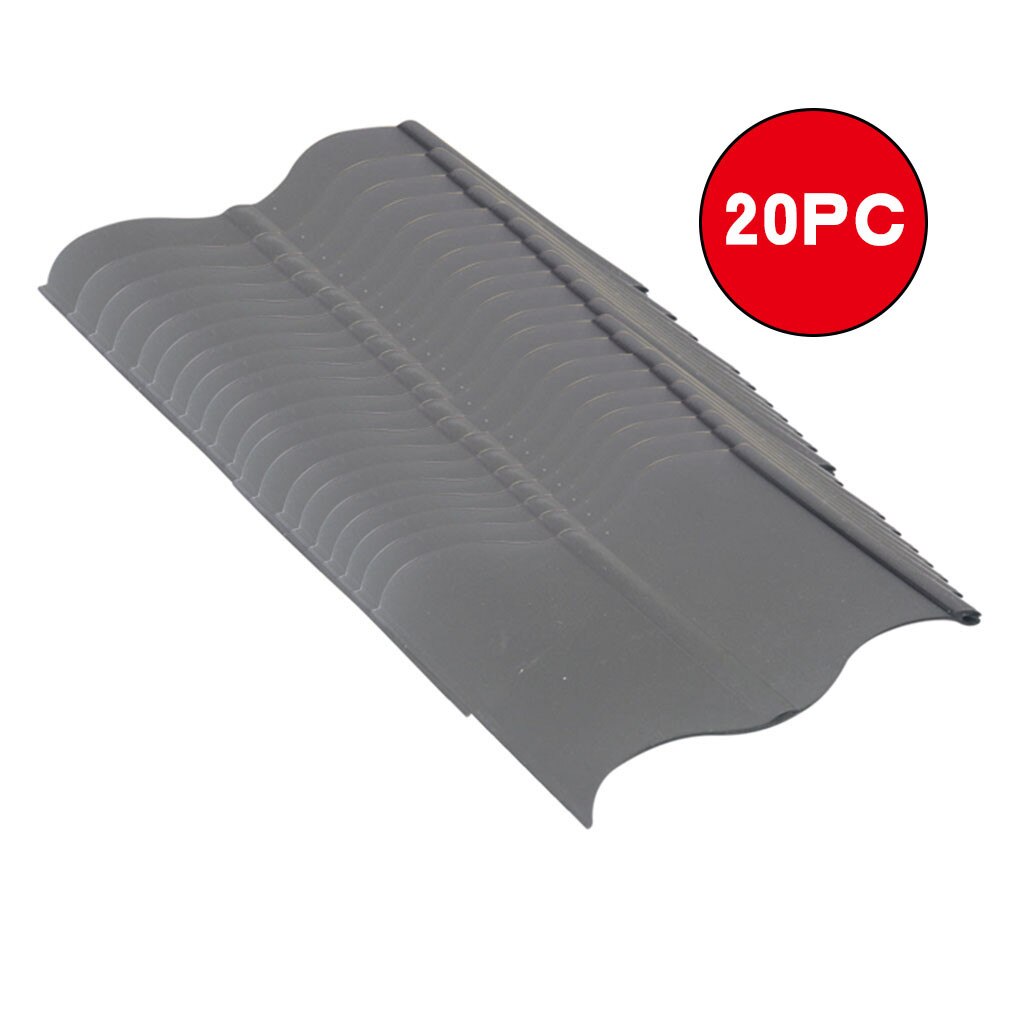 20PCS Plastic Fence Garden Edging Cobbled Plant Flower Bed Plastic Fencing Vegetable Border Palisade Lawn Landscape @D09: Default Title