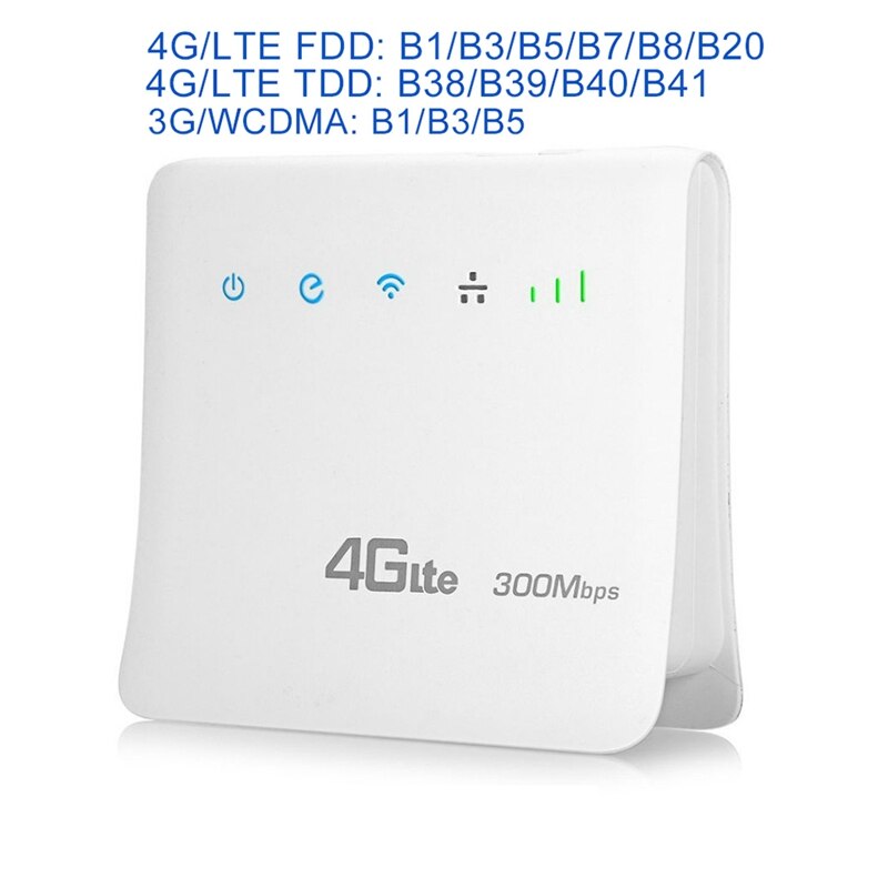 300Mbps Wifi Routers 4G Lte Cpe Mobiele Router Met Lan-poort Ondersteuning Sim-kaart Draagbare Draadloze Router Wifi 4G Router